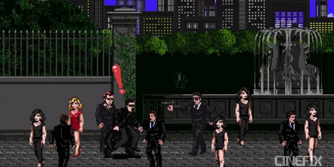 Matrix recréées en jeu vidéo 8 bits