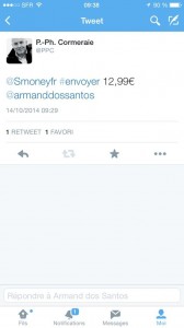 Payer avec twitter et S-Money