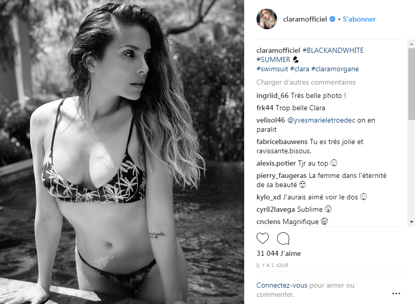 Clara Morgane, sexy sur Instagram 